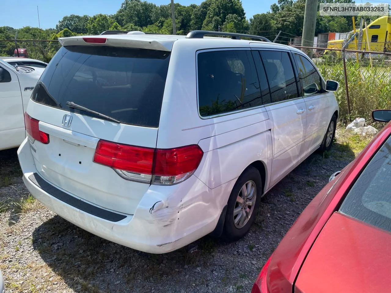 2010 Honda Odyssey Exl VIN: 5FNRL3H78AB033283 Lot: 59350594