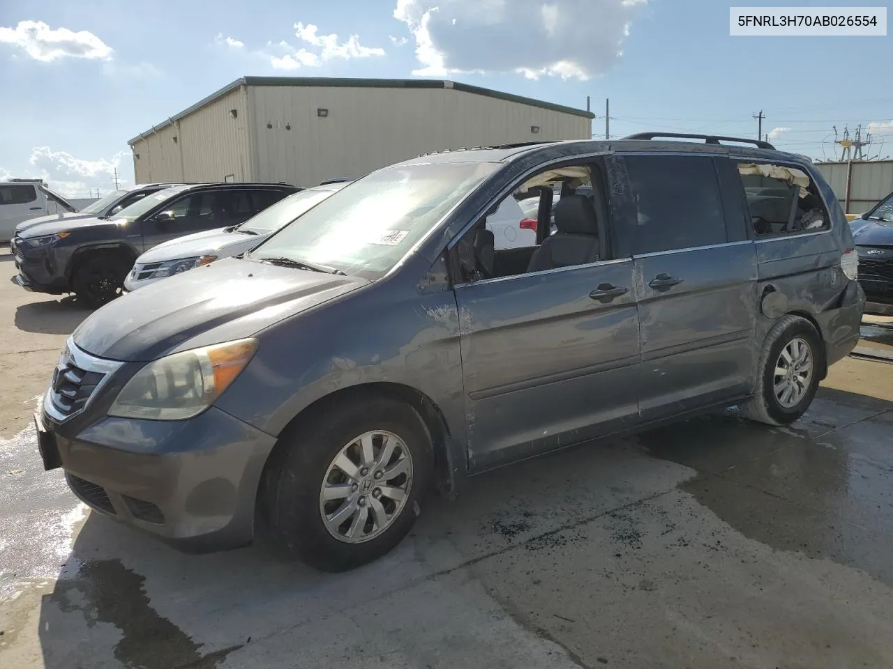 5FNRL3H70AB026554 2010 Honda Odyssey Exl