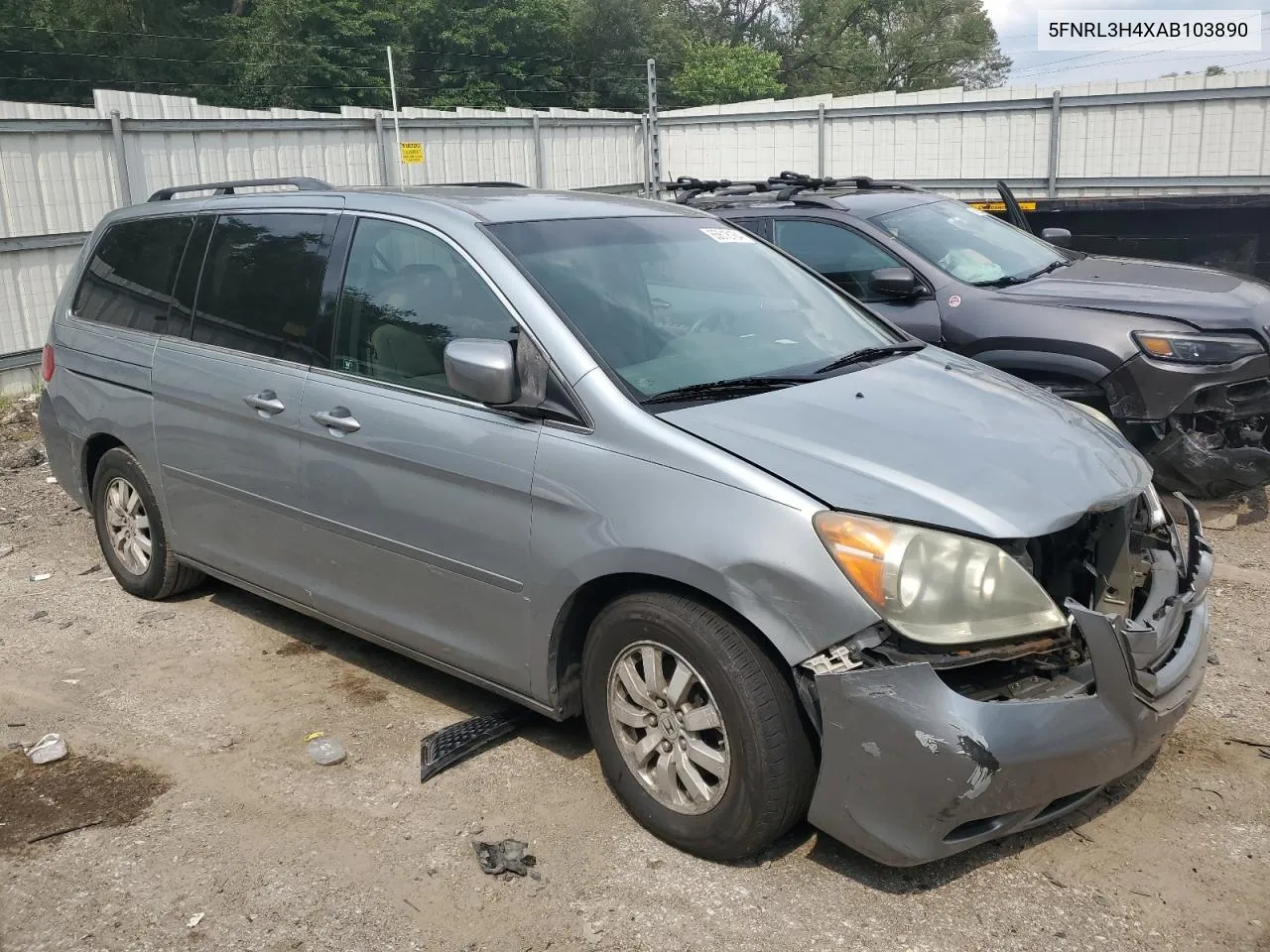 2010 Honda Odyssey Ex VIN: 5FNRL3H4XAB103890 Lot: 65618164