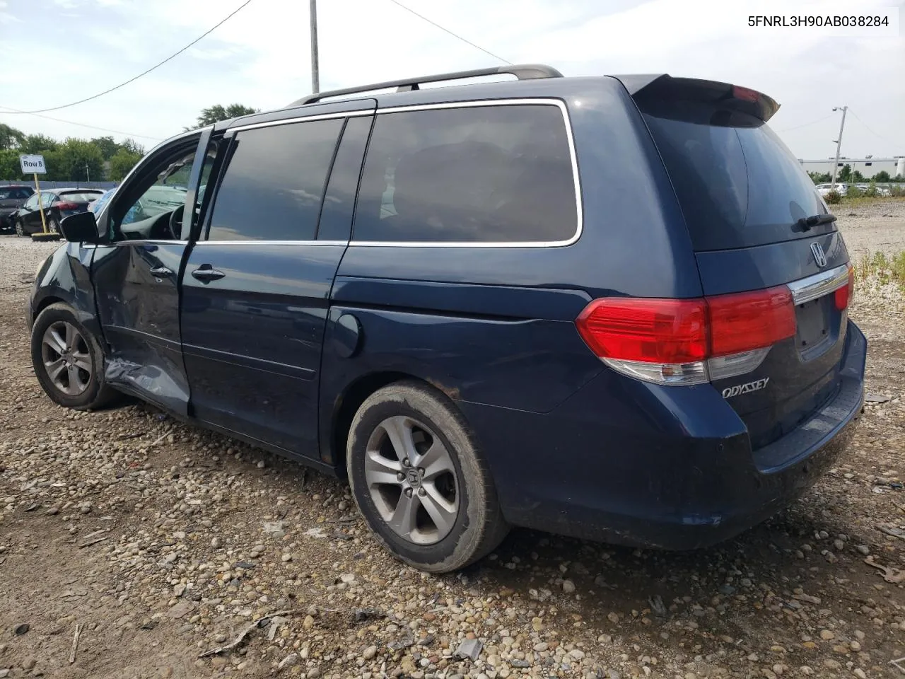 2010 Honda Odyssey Touring VIN: 5FNRL3H90AB038284 Lot: 66505724