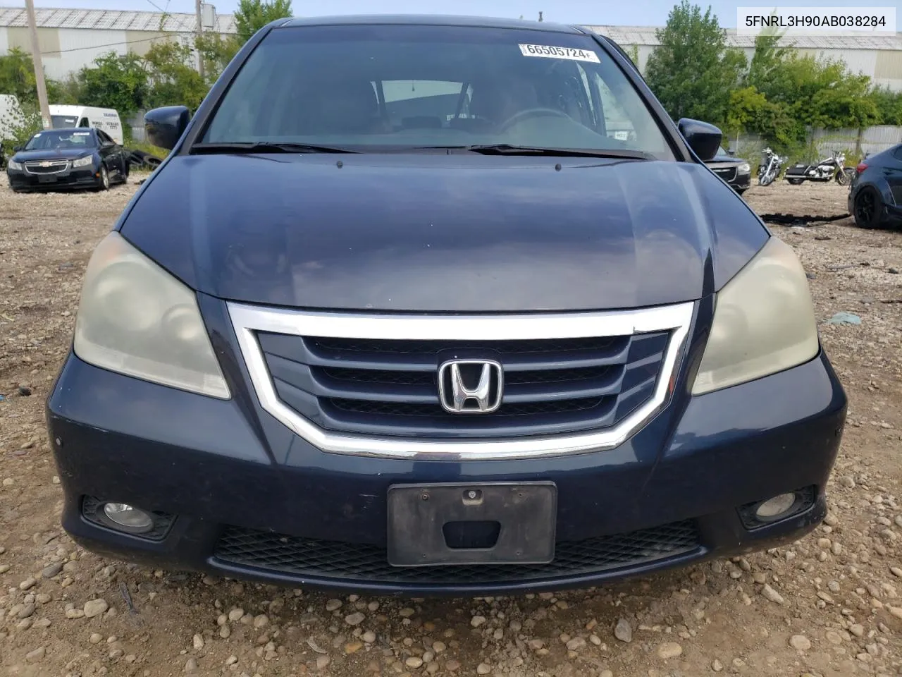 2010 Honda Odyssey Touring VIN: 5FNRL3H90AB038284 Lot: 66505724