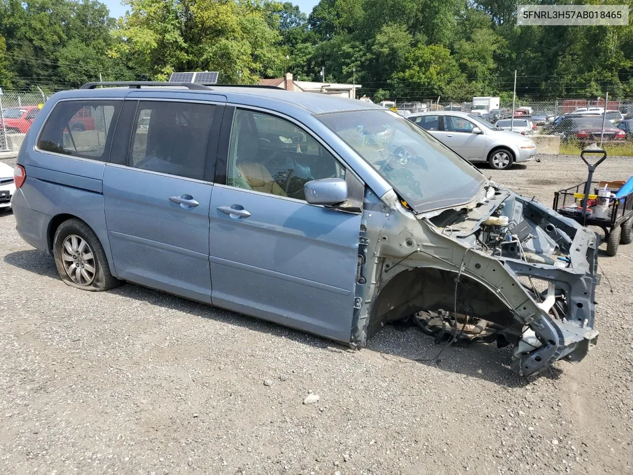 2010 Honda Odyssey Ex VIN: 5FNRL3H57AB018465 Lot: 68681094