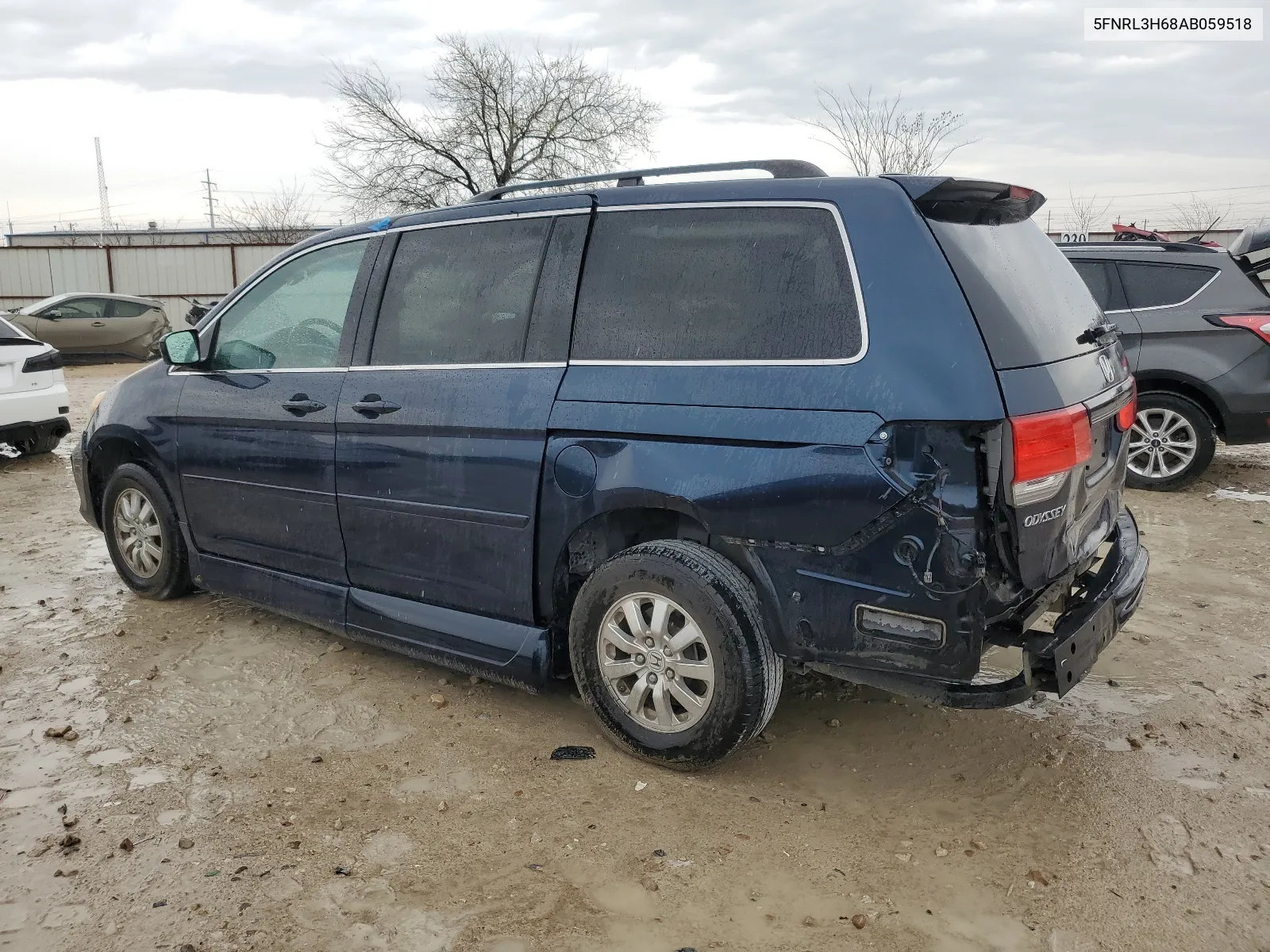 5FNRL3H68AB059518 2010 Honda Odyssey Exl