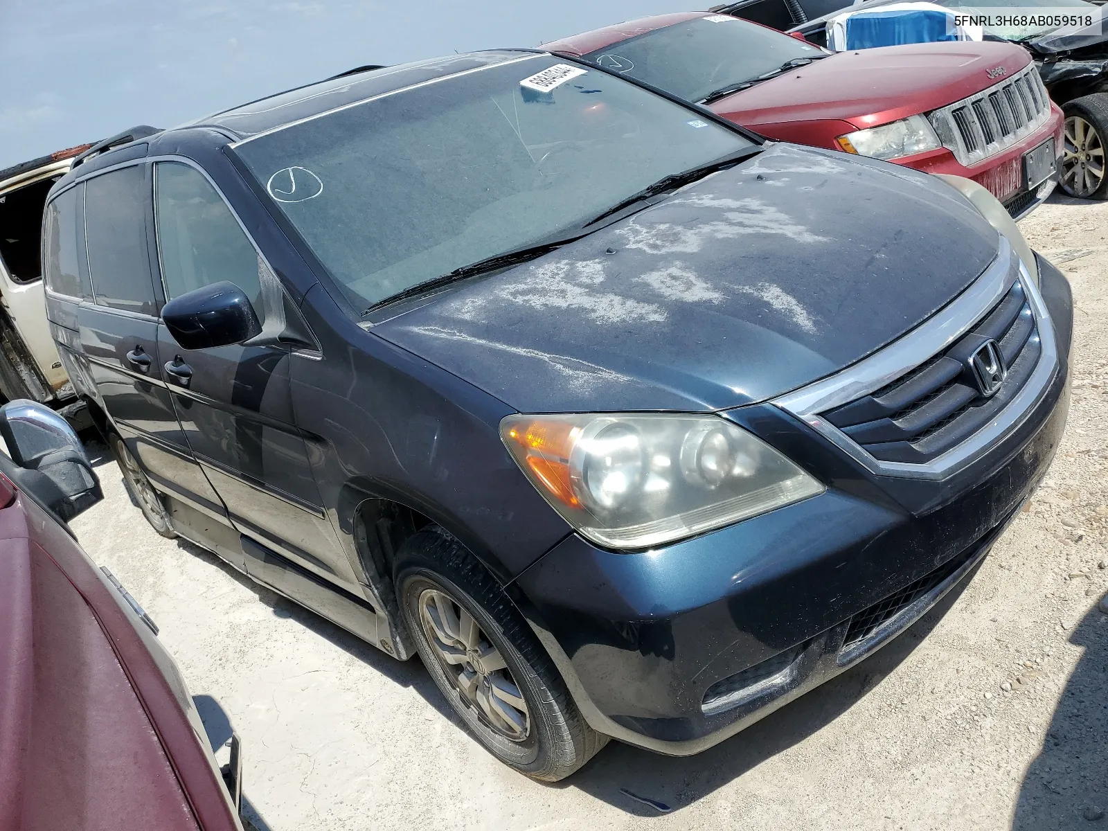 2010 Honda Odyssey Exl VIN: 5FNRL3H68AB059518 Lot: 68840344