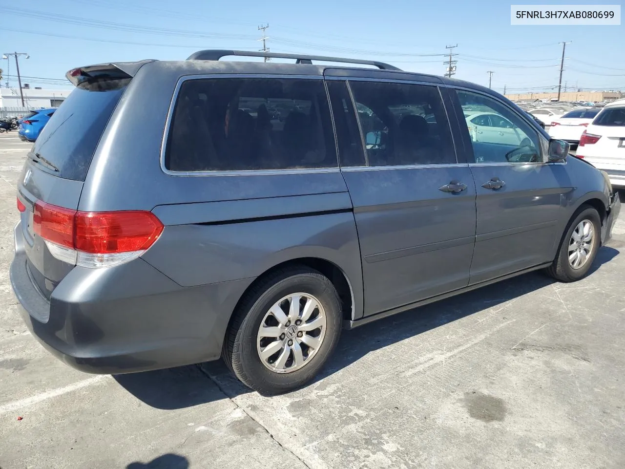 5FNRL3H7XAB080699 2010 Honda Odyssey Exl