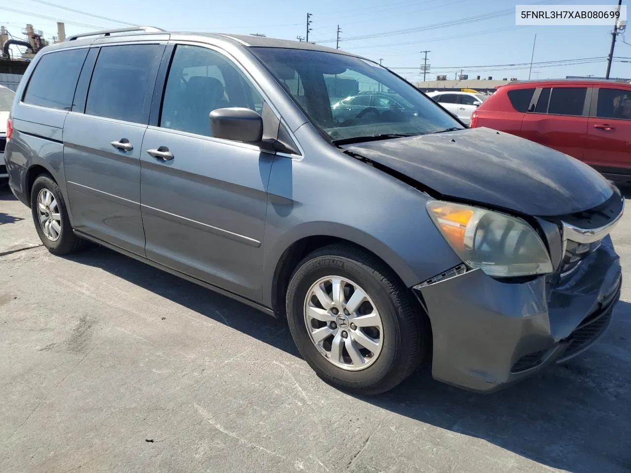 5FNRL3H7XAB080699 2010 Honda Odyssey Exl