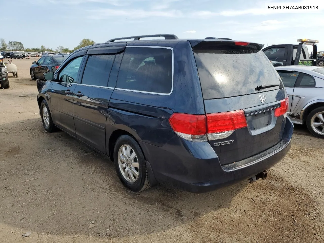 5FNRL3H74AB031918 2010 Honda Odyssey Exl