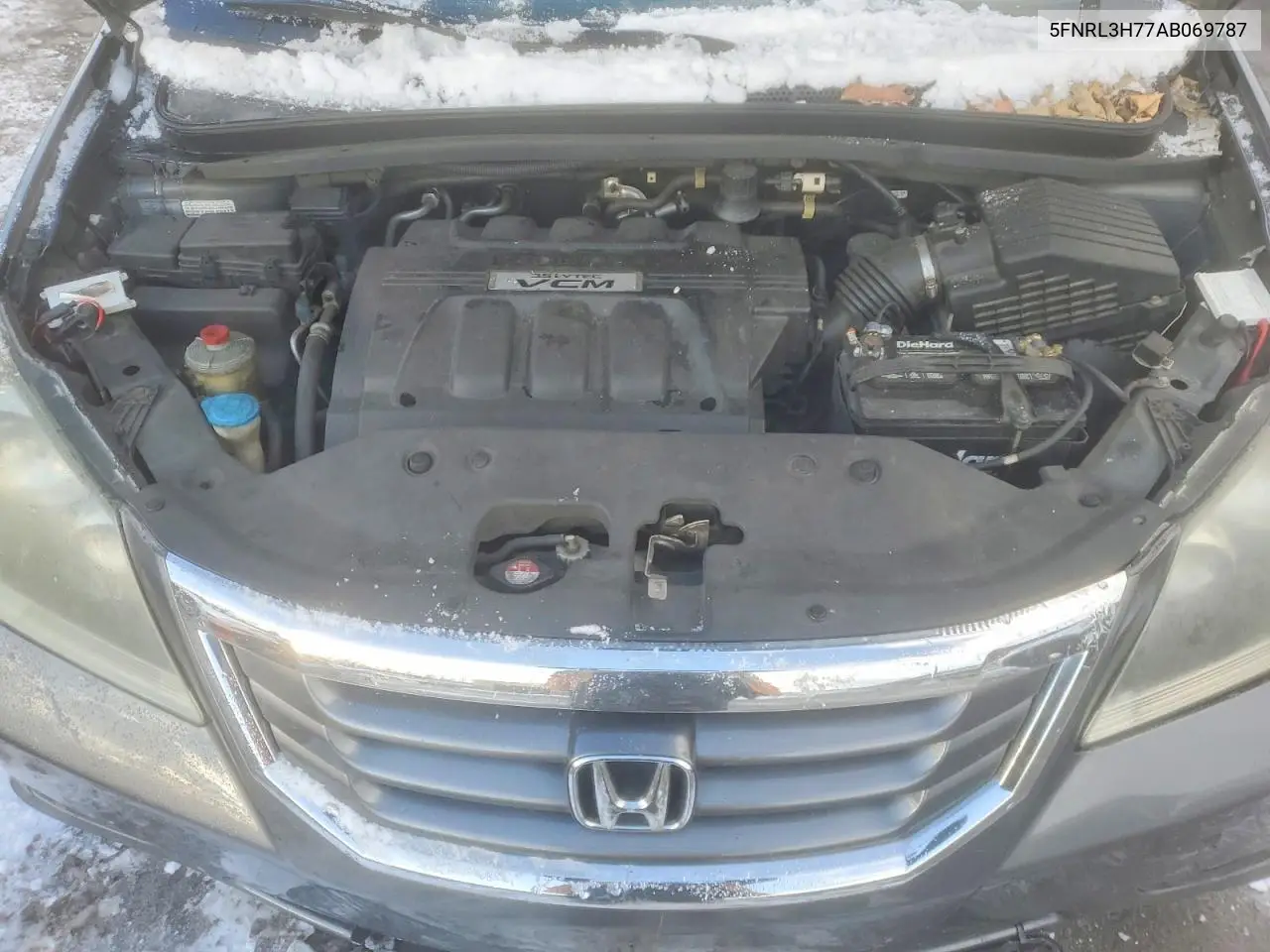 5FNRL3H77AB069787 2010 Honda Odyssey Exl