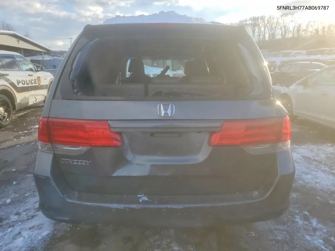 5FNRL3H77AB069787 2010 Honda Odyssey Exl