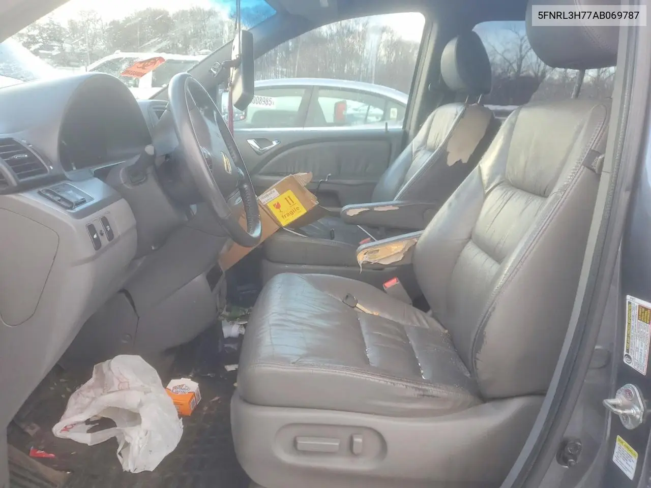5FNRL3H77AB069787 2010 Honda Odyssey Exl