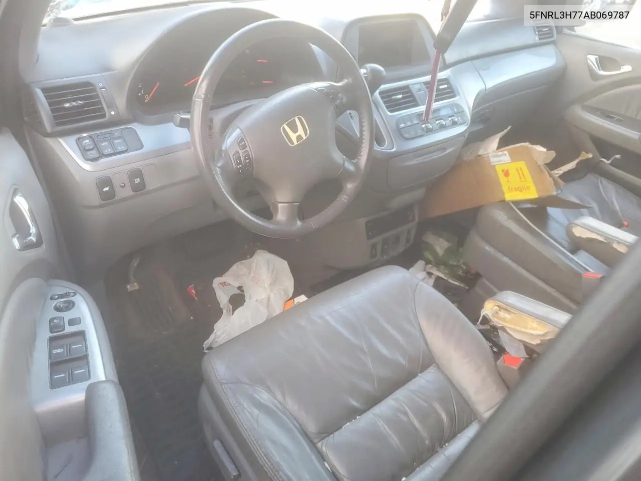 5FNRL3H77AB069787 2010 Honda Odyssey Exl