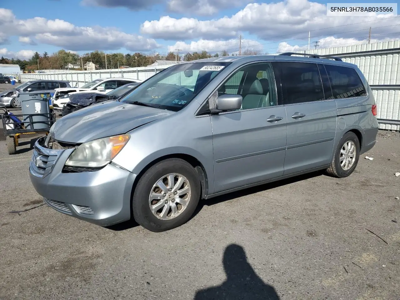 5FNRL3H78AB035566 2010 Honda Odyssey Exl