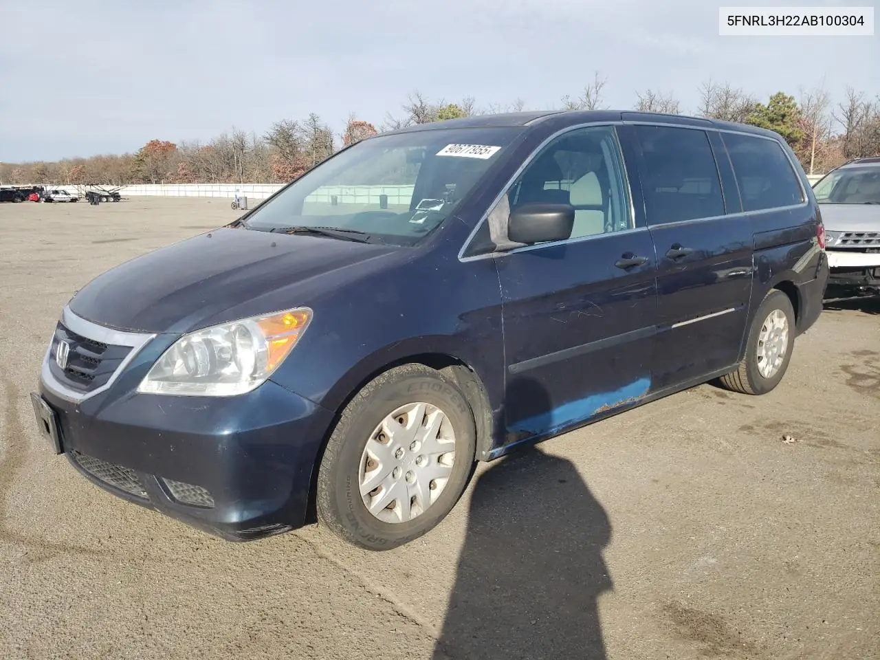 5FNRL3H22AB100304 2010 Honda Odyssey Lx