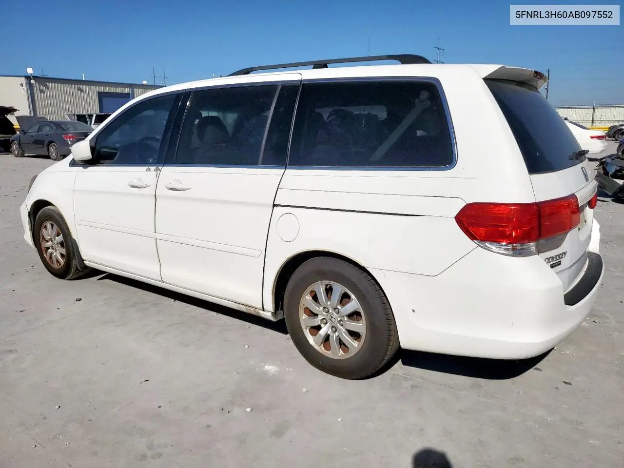5FNRL3H60AB097552 2010 Honda Odyssey Exl