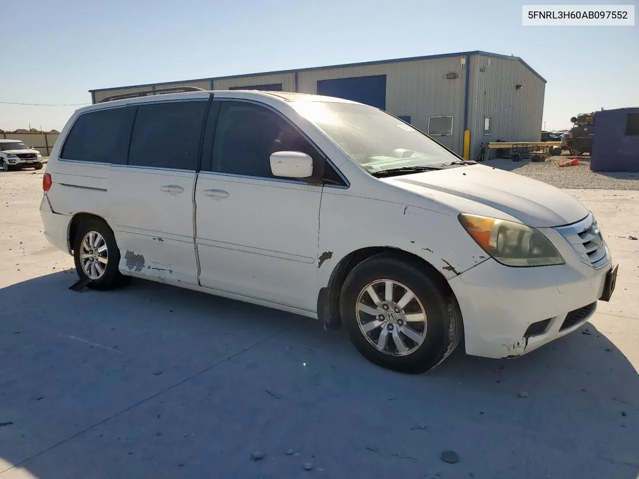 5FNRL3H60AB097552 2010 Honda Odyssey Exl