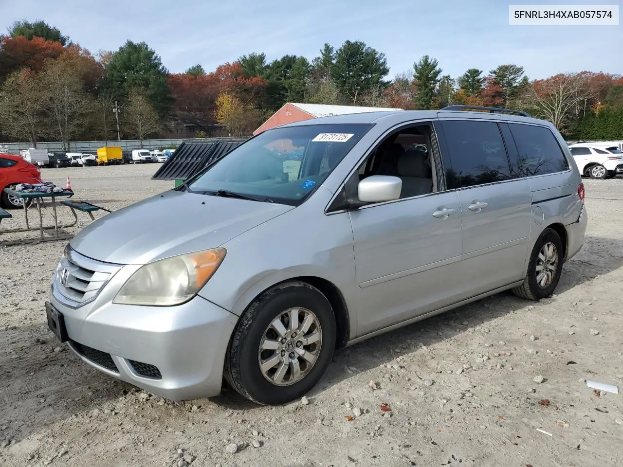 5FNRL3H4XAB057574 2010 Honda Odyssey Ex