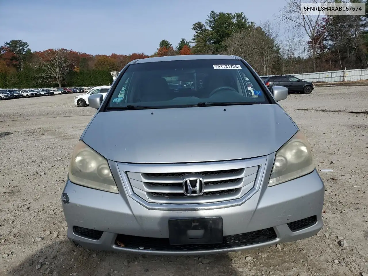 5FNRL3H4XAB057574 2010 Honda Odyssey Ex