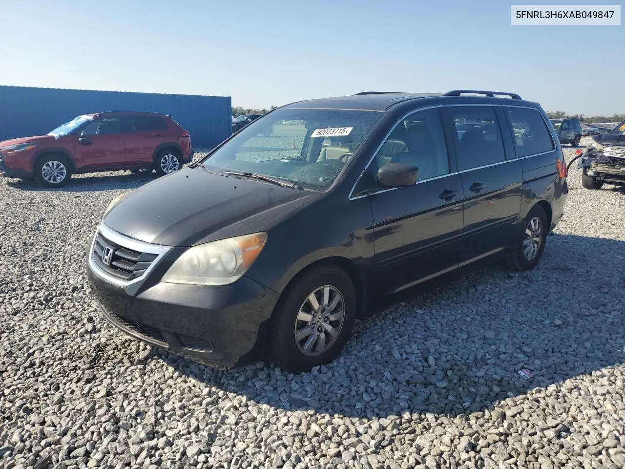5FNRL3H6XAB049847 2010 Honda Odyssey Exl