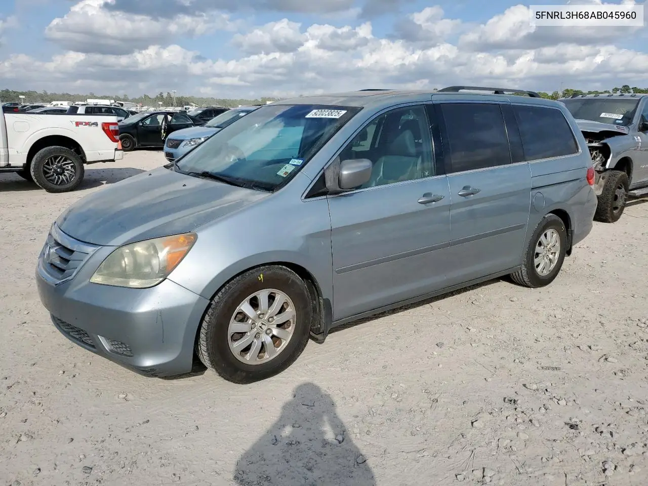 5FNRL3H68AB045960 2010 Honda Odyssey Exl