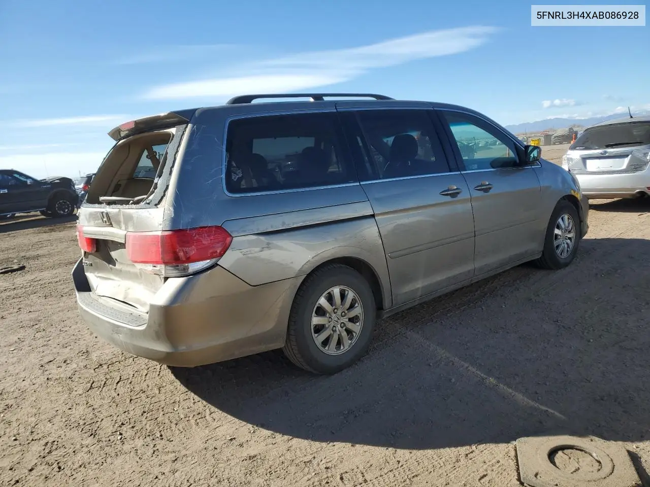 5FNRL3H4XAB086928 2010 Honda Odyssey Ex