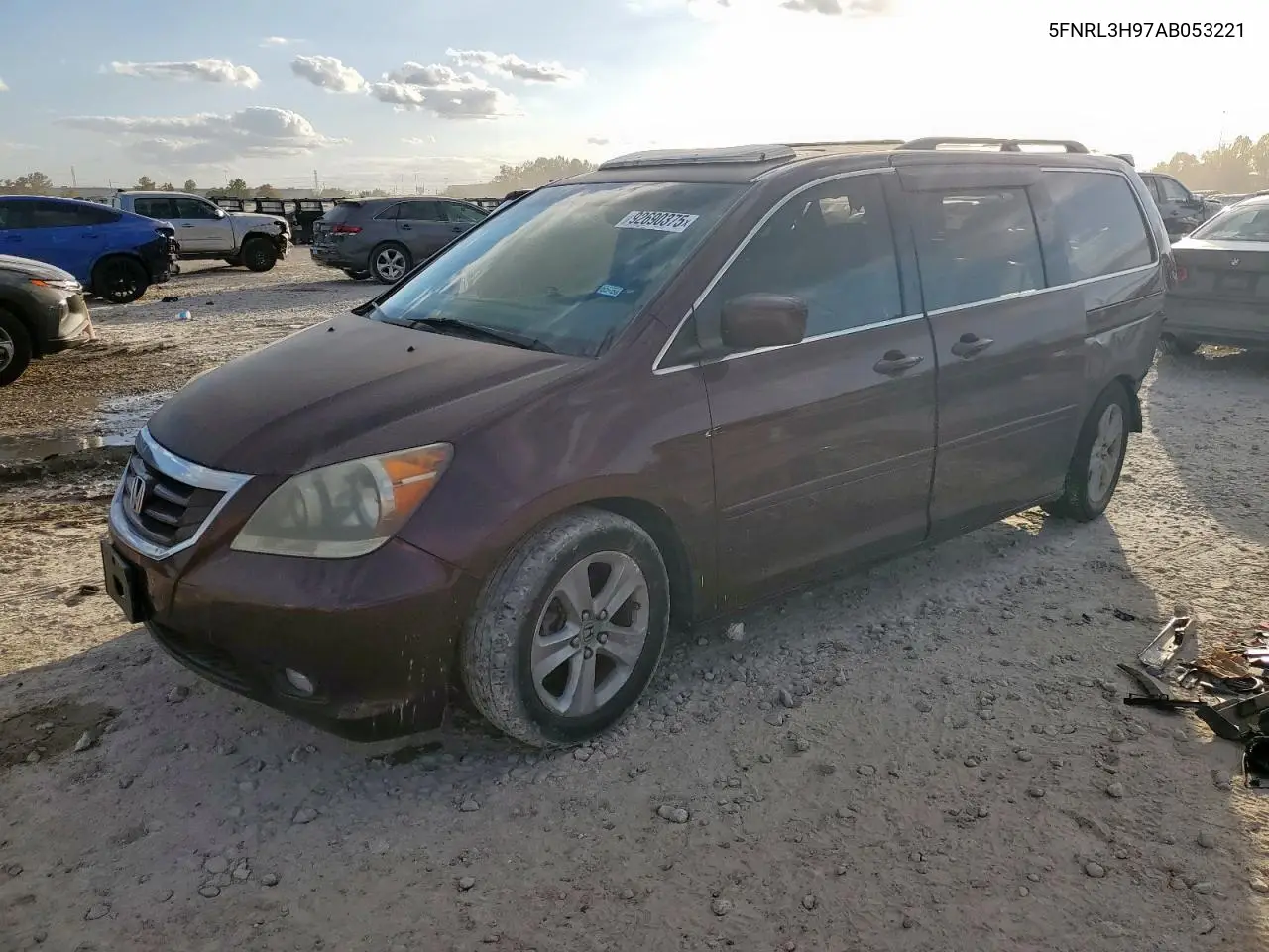 5FNRL3H97AB053221 2010 Honda Odyssey Touring