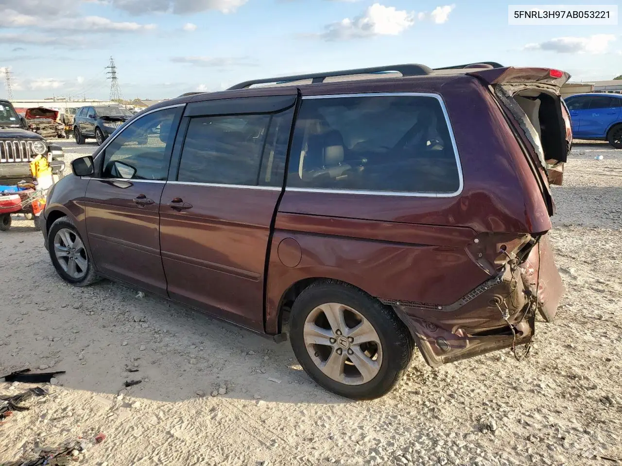 5FNRL3H97AB053221 2010 Honda Odyssey Touring