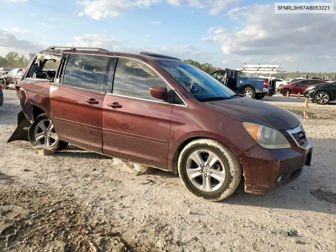 5FNRL3H97AB053221 2010 Honda Odyssey Touring