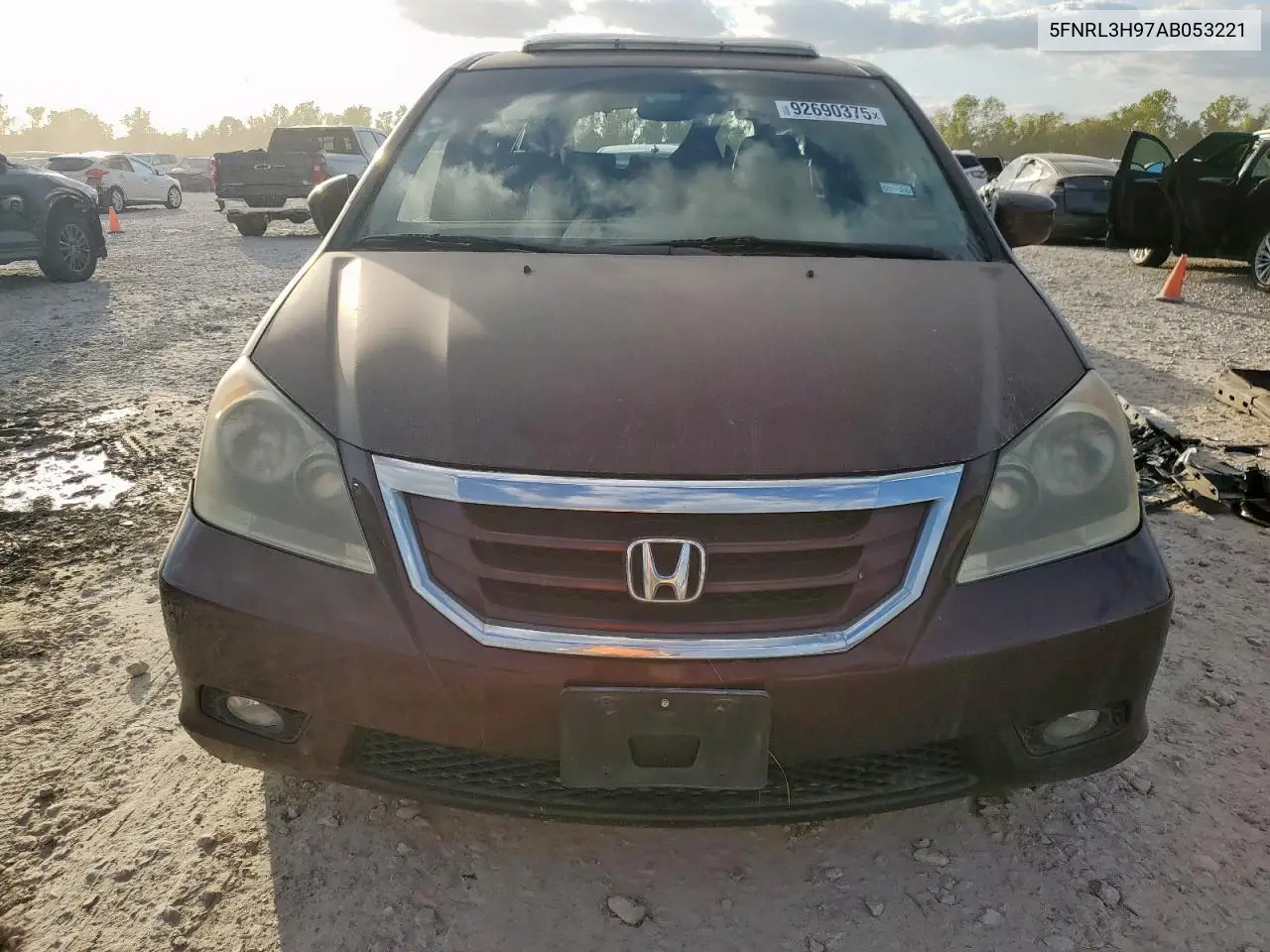 5FNRL3H97AB053221 2010 Honda Odyssey Touring