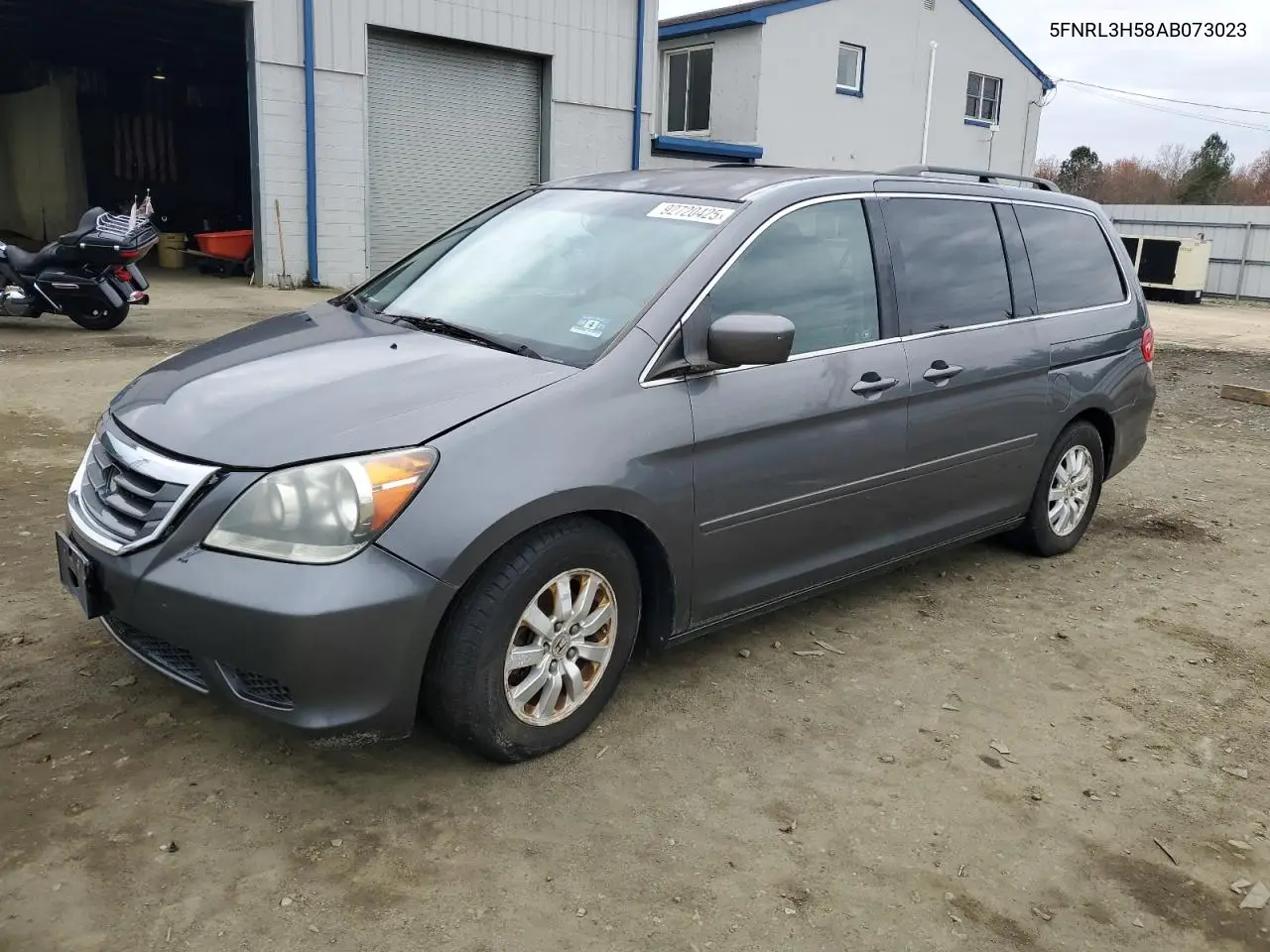 5FNRL3H58AB073023 2010 Honda Odyssey Ex