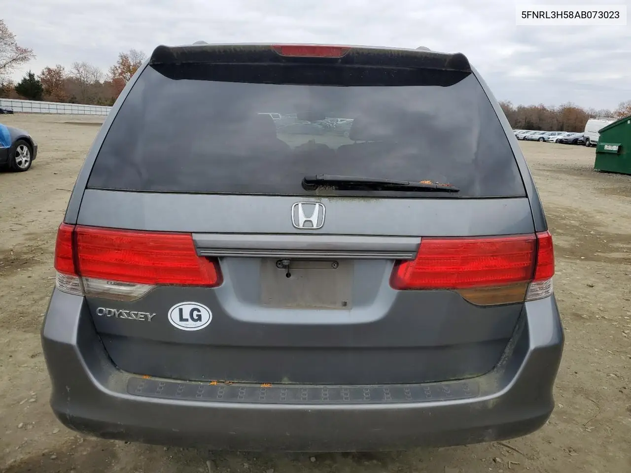 5FNRL3H58AB073023 2010 Honda Odyssey Ex