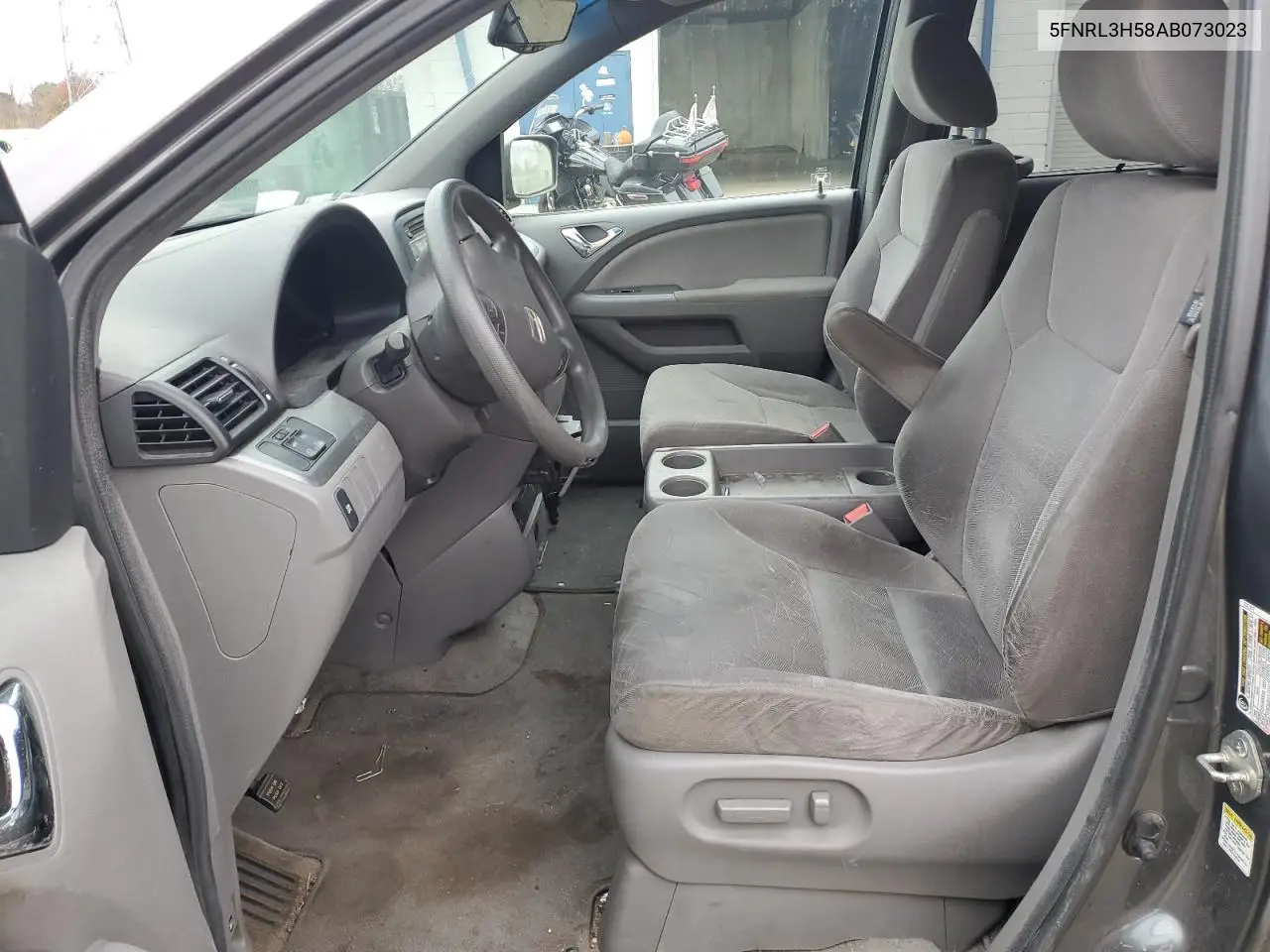 5FNRL3H58AB073023 2010 Honda Odyssey Ex