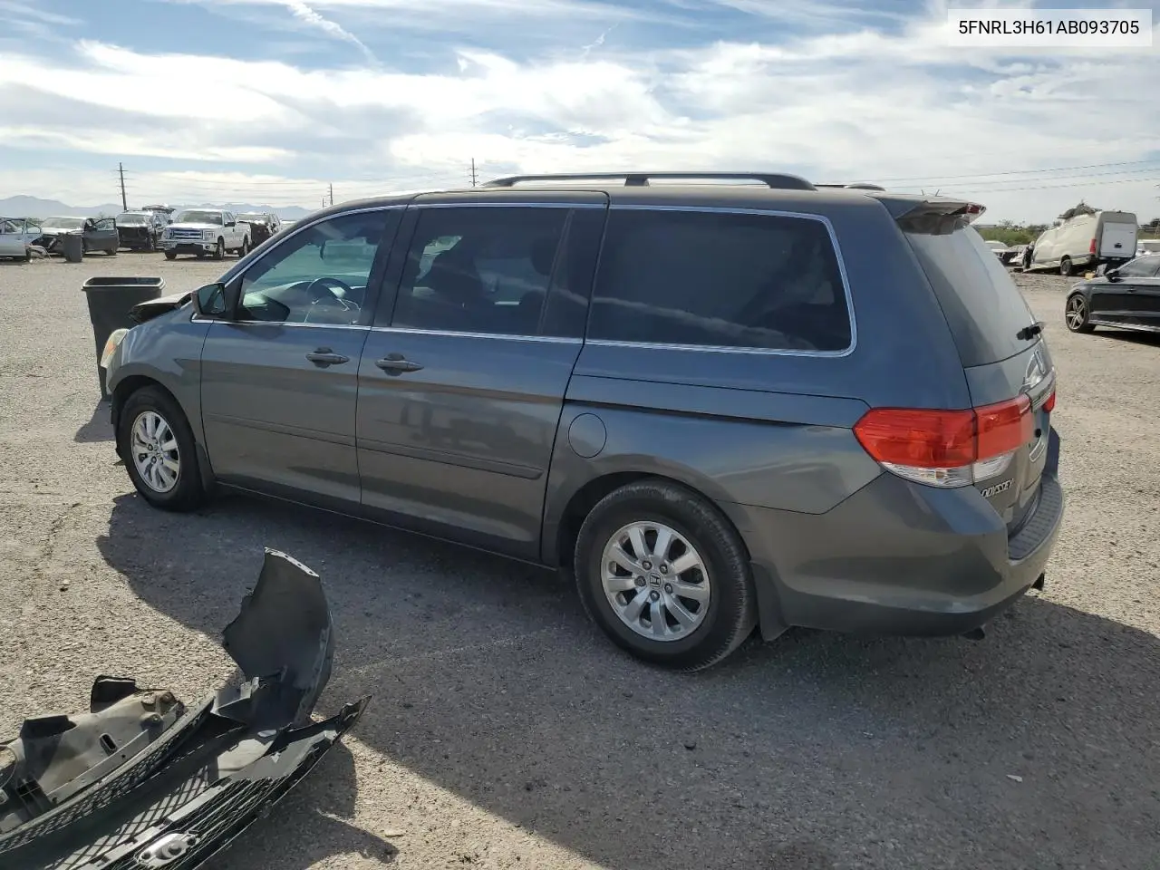5FNRL3H61AB093705 2010 Honda Odyssey Exl