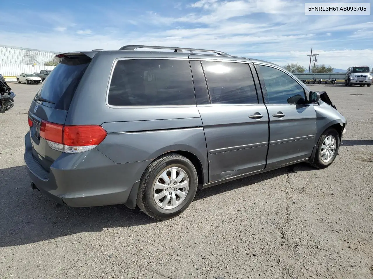 5FNRL3H61AB093705 2010 Honda Odyssey Exl