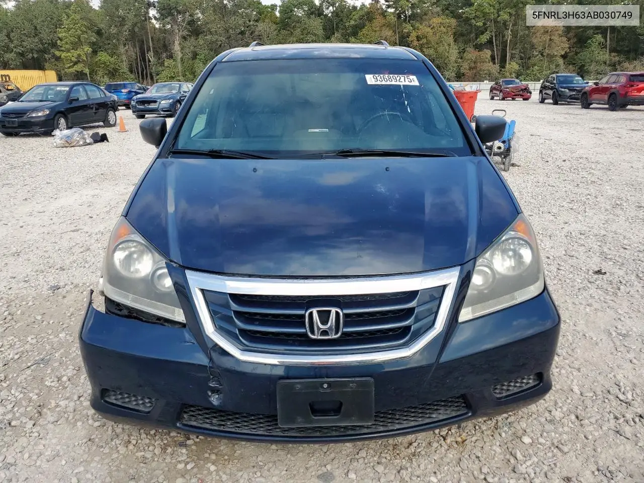 5FNRL3H63AB030749 2010 Honda Odyssey Exl