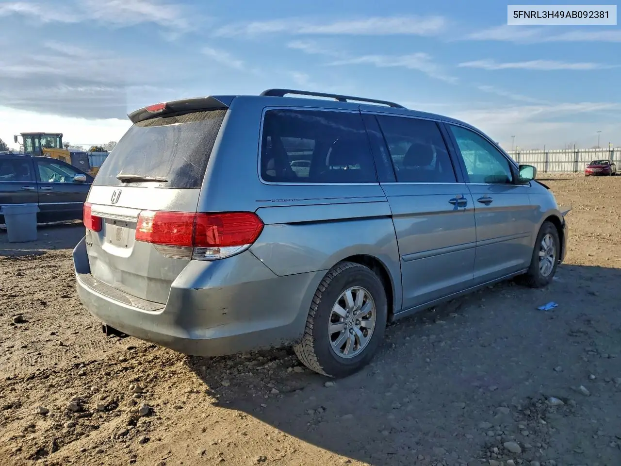 5FNRL3H49AB092381 2010 Honda Odyssey Ex