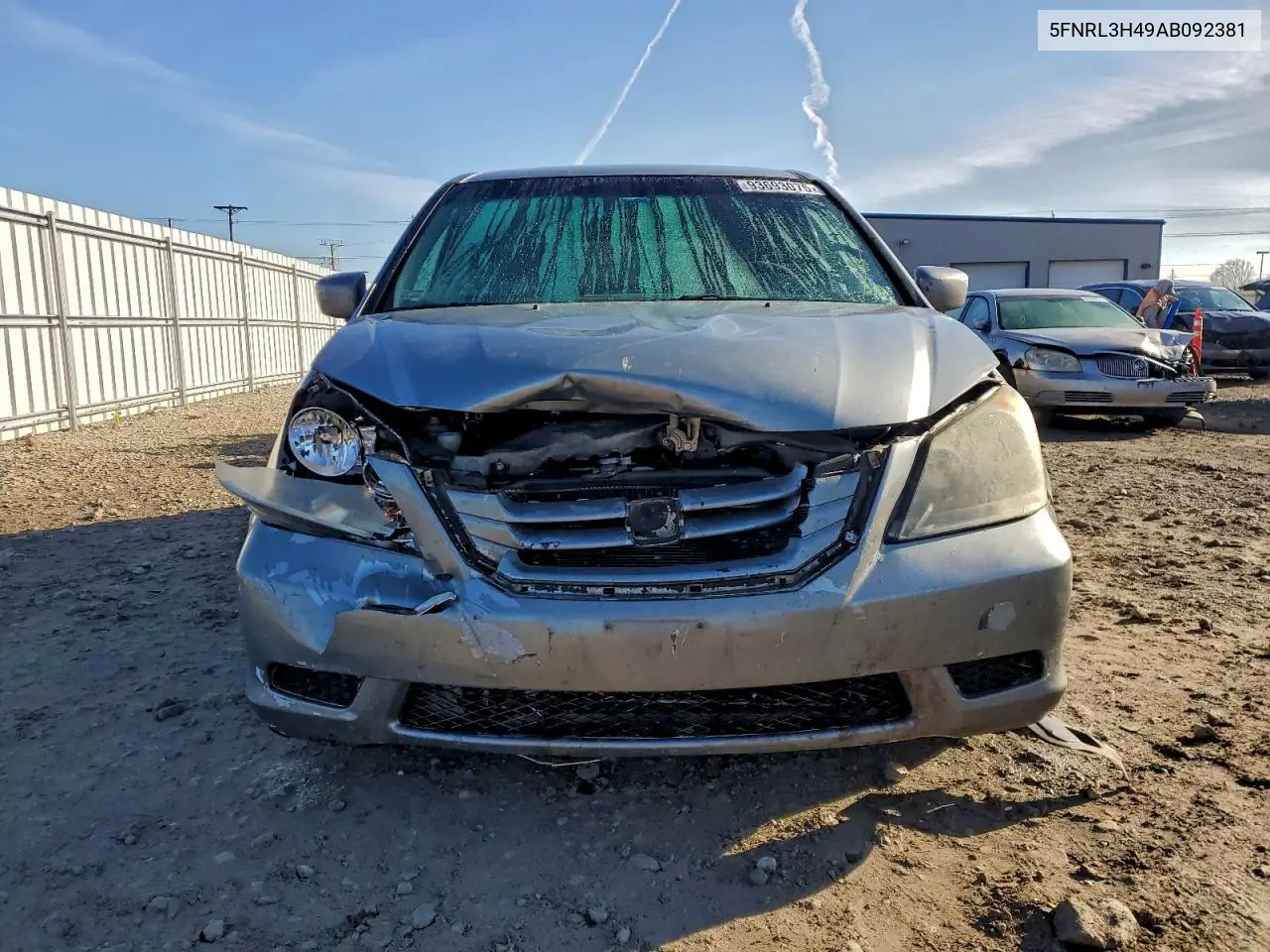 5FNRL3H49AB092381 2010 Honda Odyssey Ex