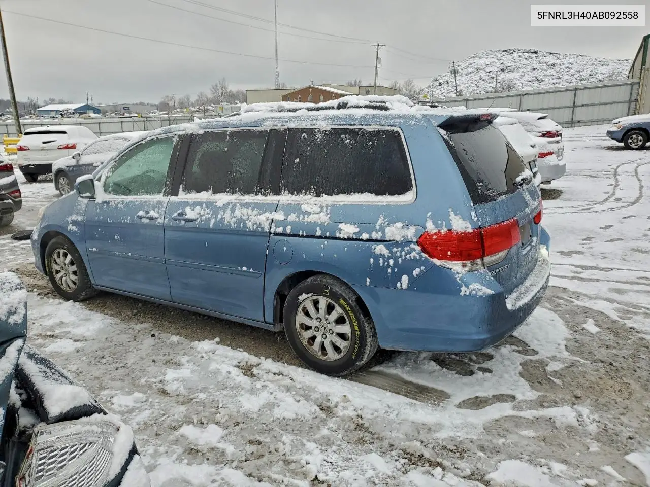 5FNRL3H40AB092558 2010 Honda Odyssey Ex