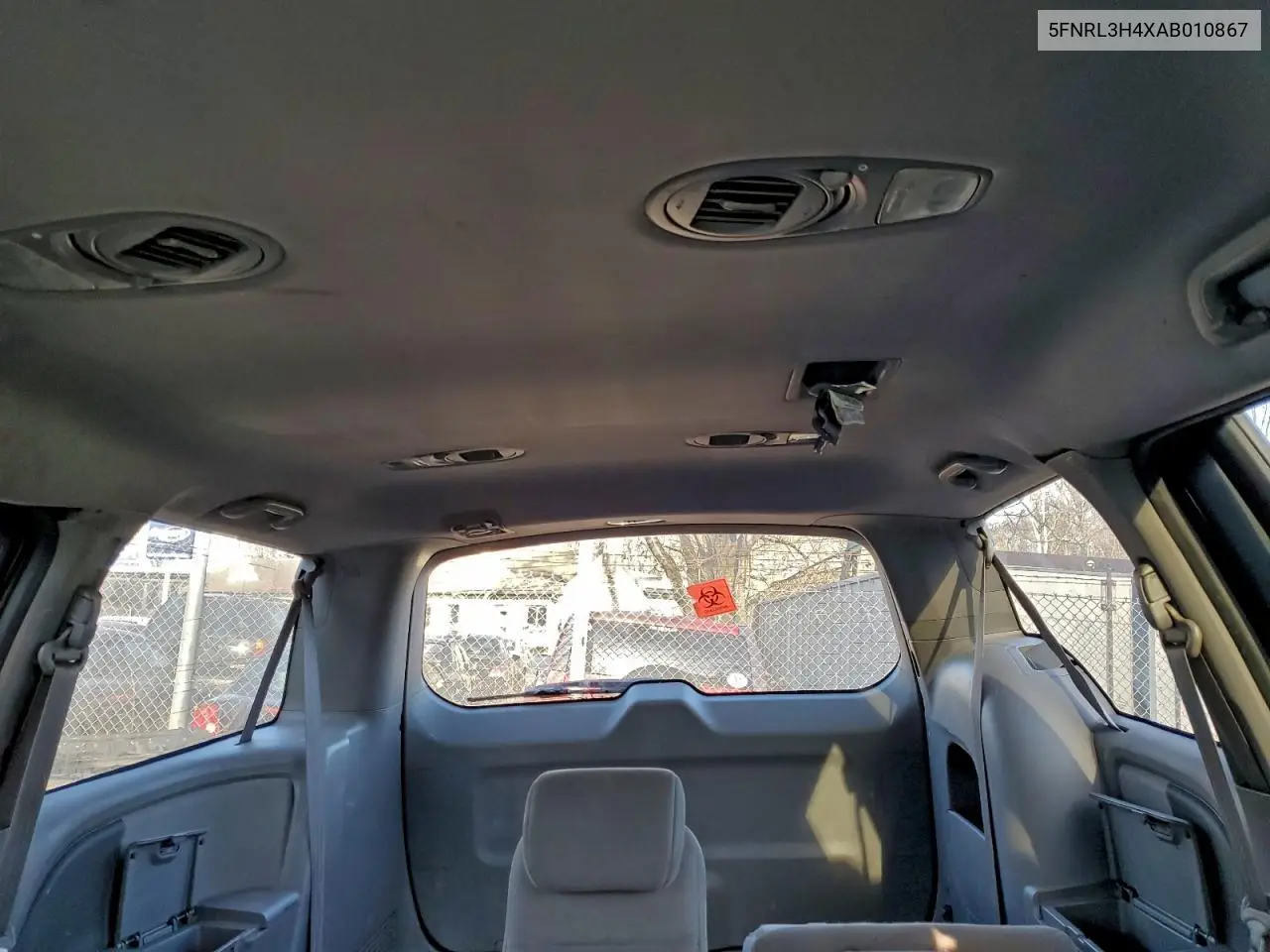 5FNRL3H4XAB010867 2010 Honda Odyssey Ex