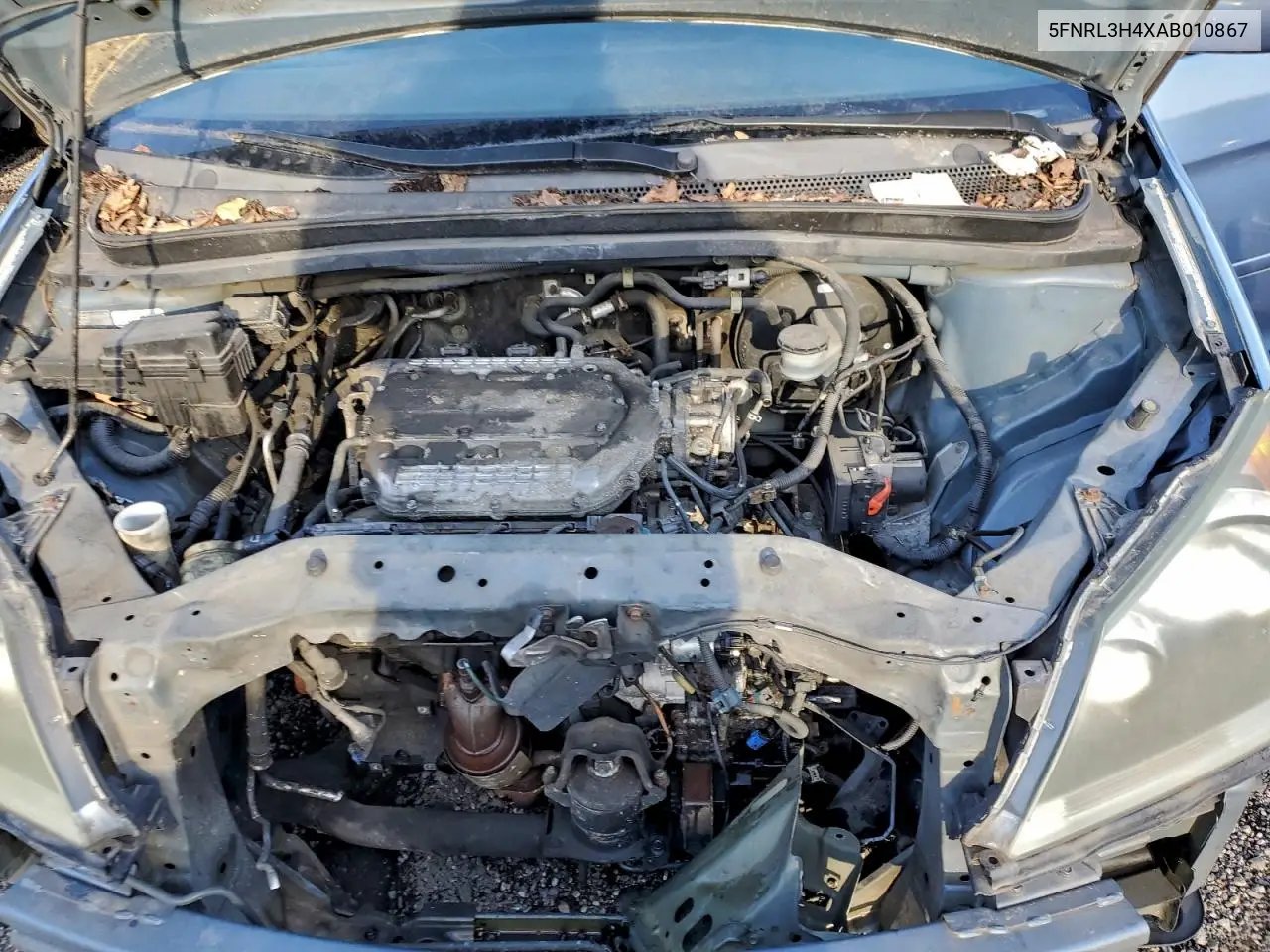 5FNRL3H4XAB010867 2010 Honda Odyssey Ex