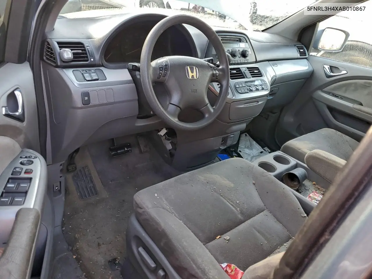 5FNRL3H4XAB010867 2010 Honda Odyssey Ex