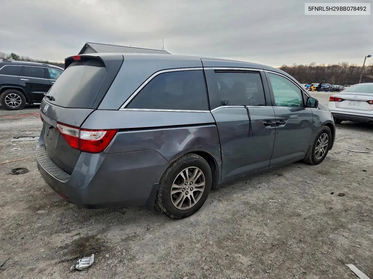 5FNRL5H29BB078492 2011 Honda Odyssey Lx