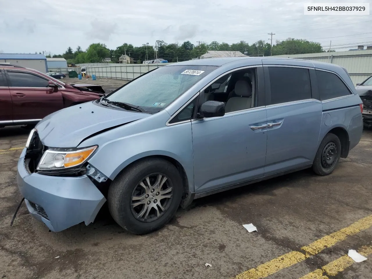 5FNRL5H42BB037929 2011 Honda Odyssey Ex