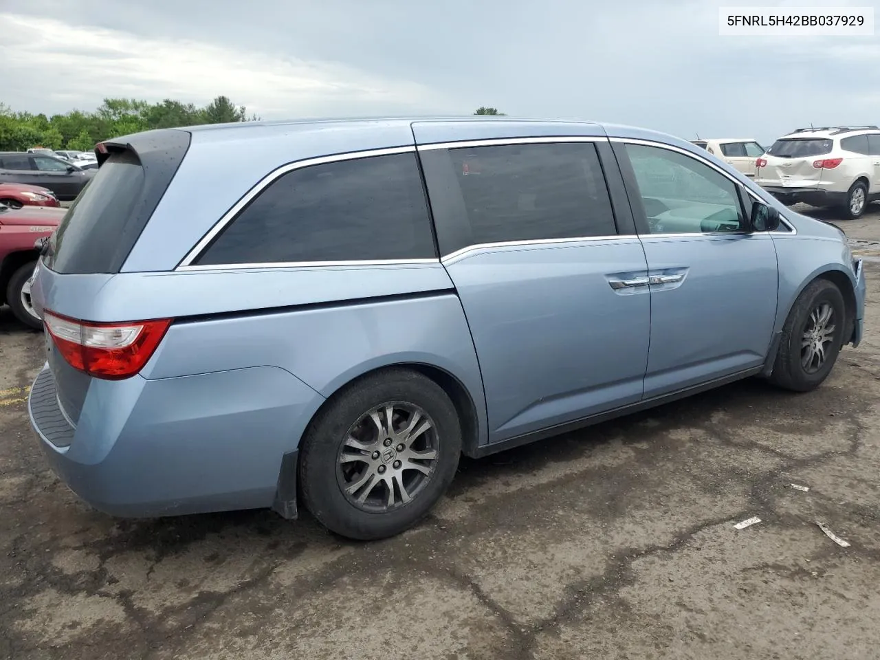 5FNRL5H42BB037929 2011 Honda Odyssey Ex