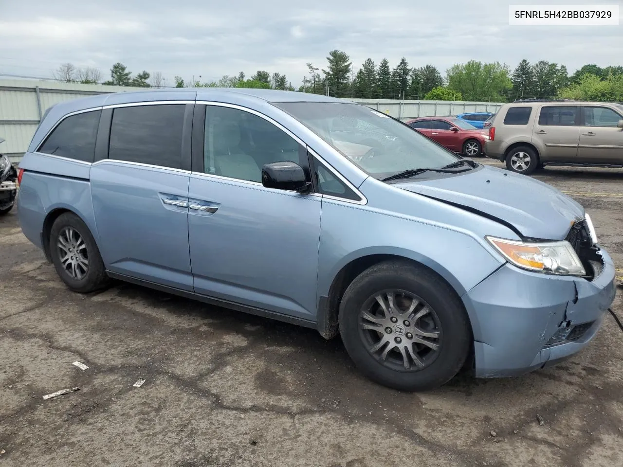 2011 Honda Odyssey Ex VIN: 5FNRL5H42BB037929 Lot: 56128614