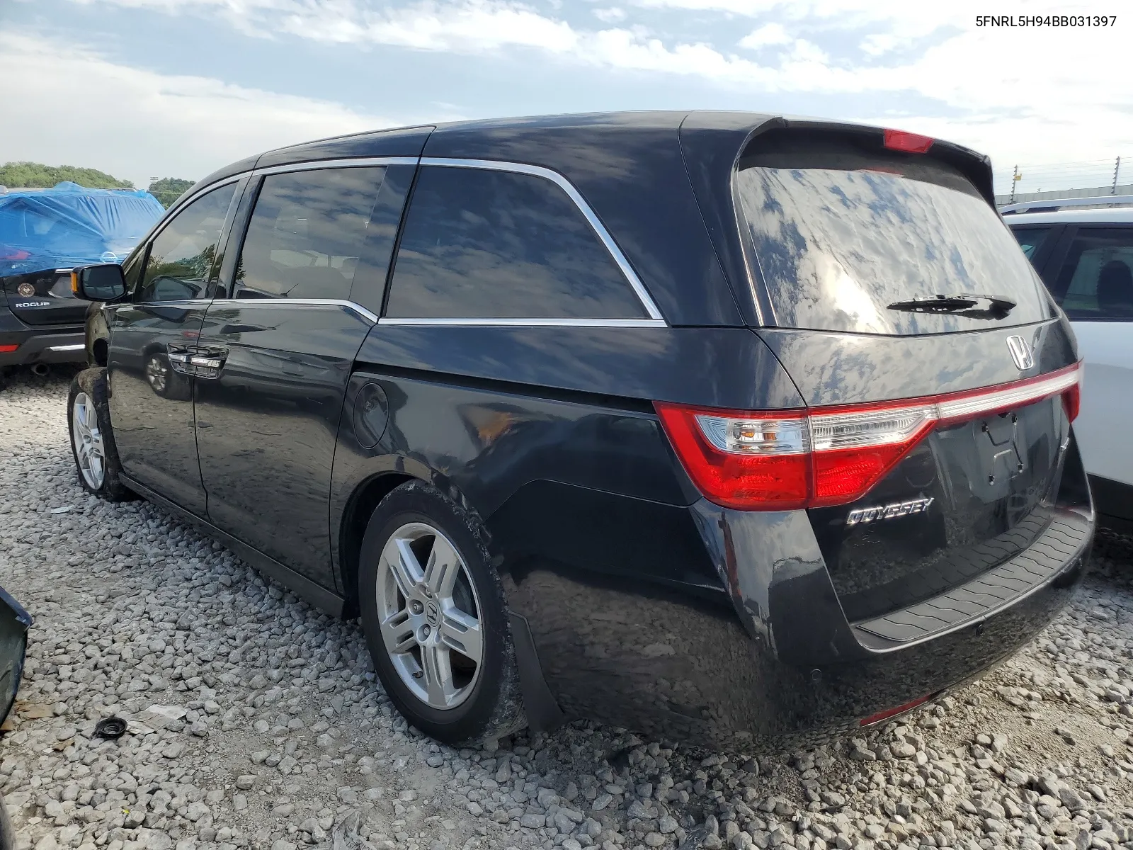 2011 Honda Odyssey Touring VIN: 5FNRL5H94BB031397 Lot: 62213834