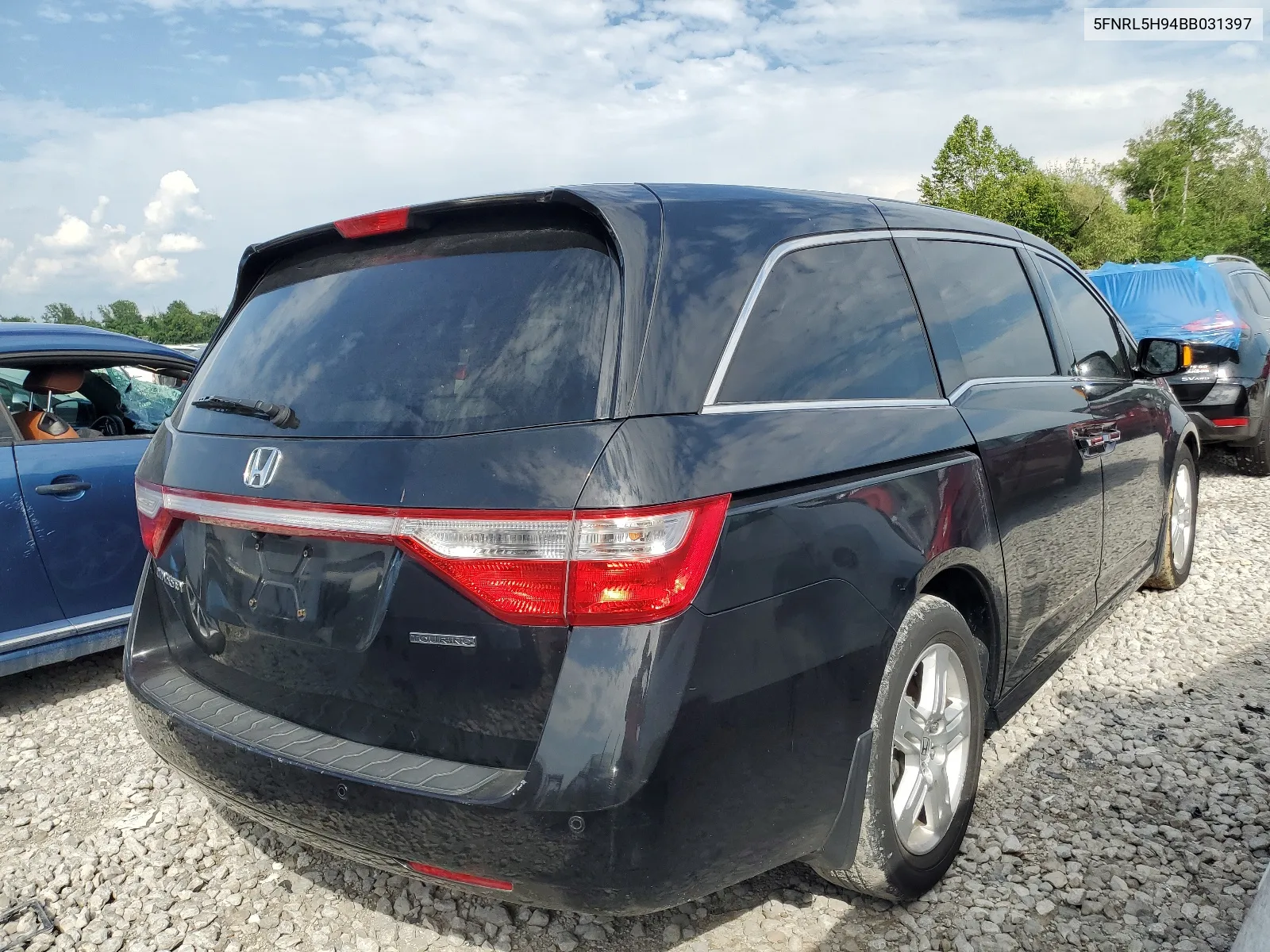 5FNRL5H94BB031397 2011 Honda Odyssey Touring