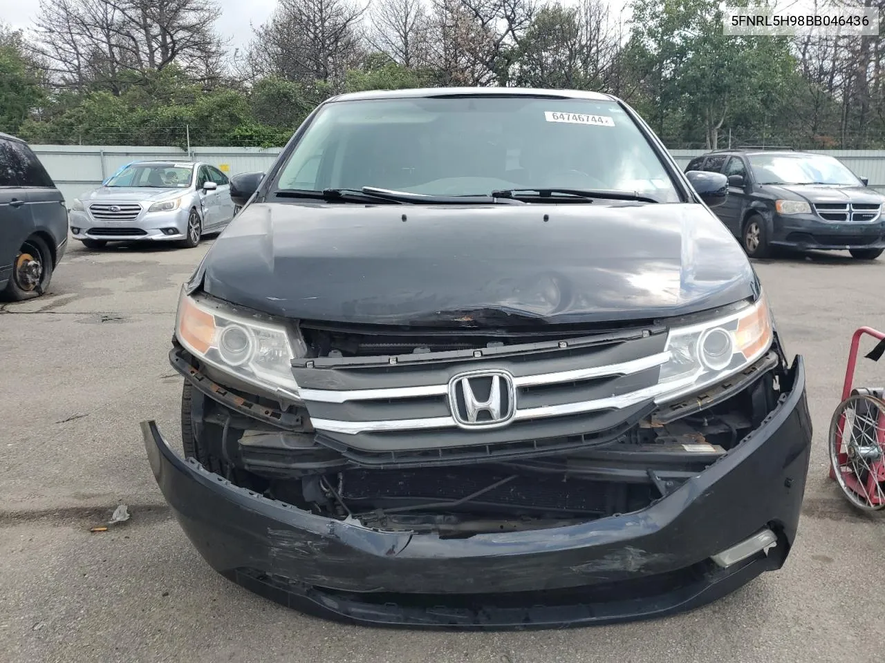 5FNRL5H98BB046436 2011 Honda Odyssey Touring