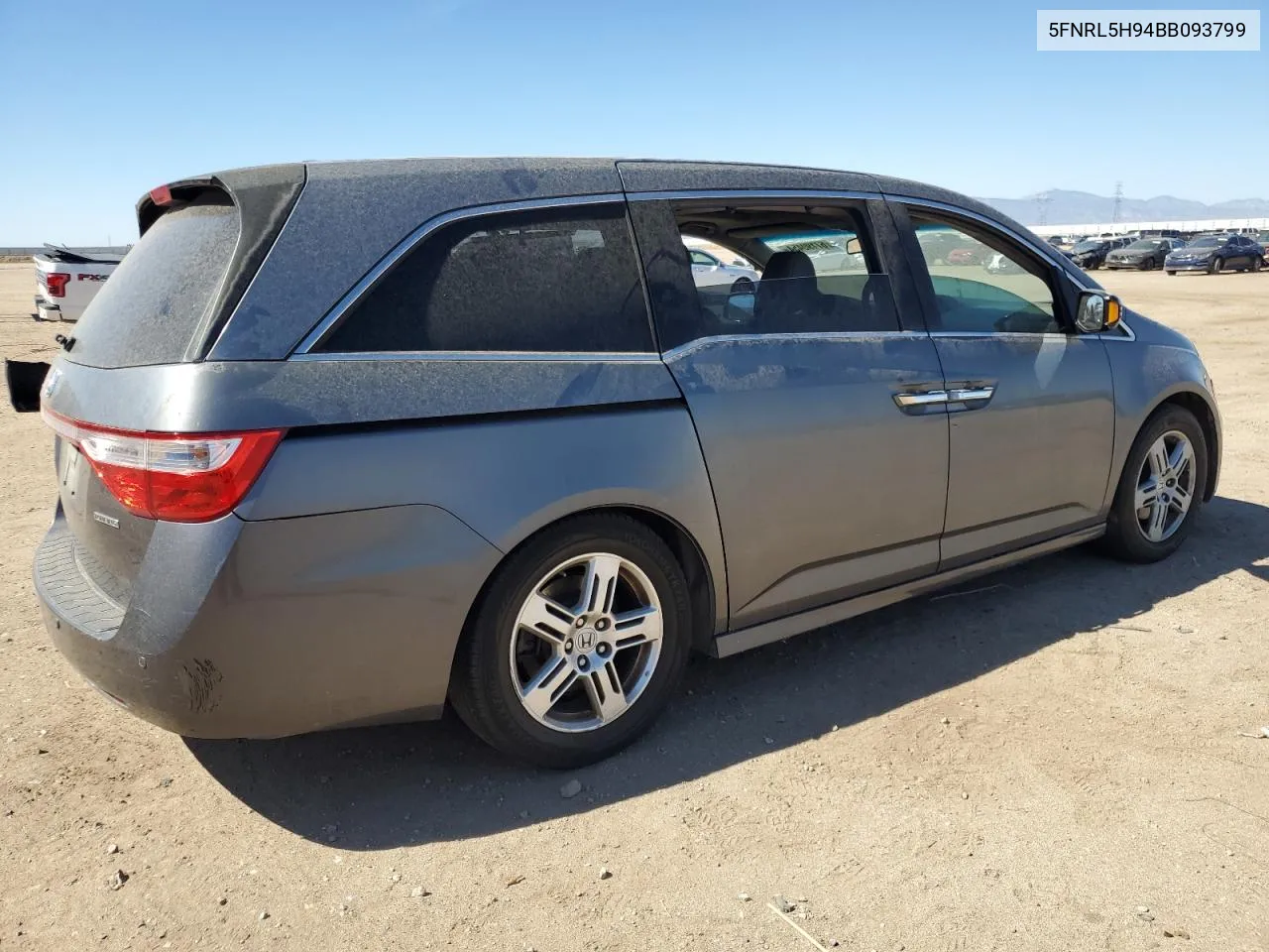 2011 Honda Odyssey Touring VIN: 5FNRL5H94BB093799 Lot: 67190454