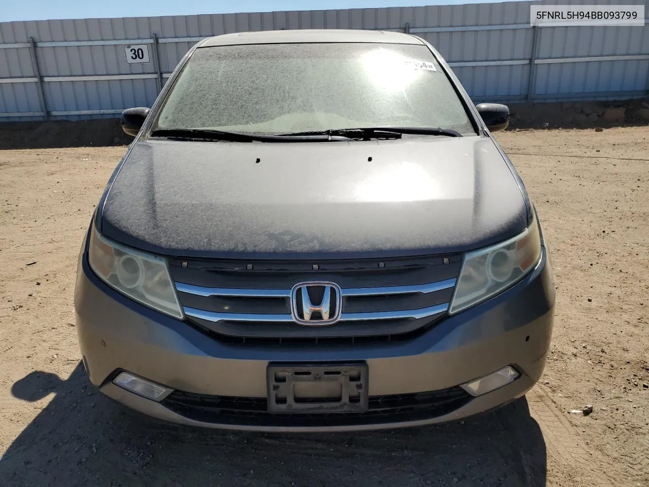 2011 Honda Odyssey Touring VIN: 5FNRL5H94BB093799 Lot: 67190454