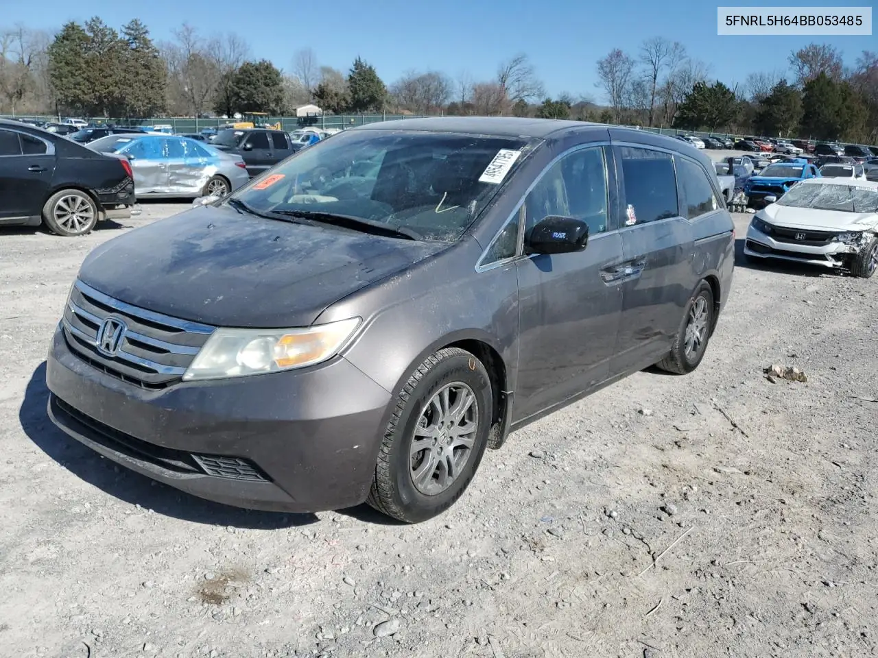 5FNRL5H64BB053485 2011 Honda Odyssey Exl